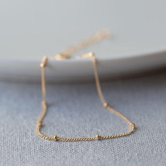 🆕 DELICATE BALL CHAIN BRACELET - Picture 2 of 3